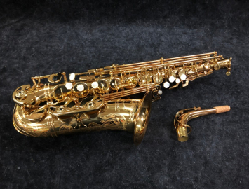 P. Mauriat Master 97 Alto Saxophone in Gold Lacquer, Serial #PM1020418 - Lightly Used